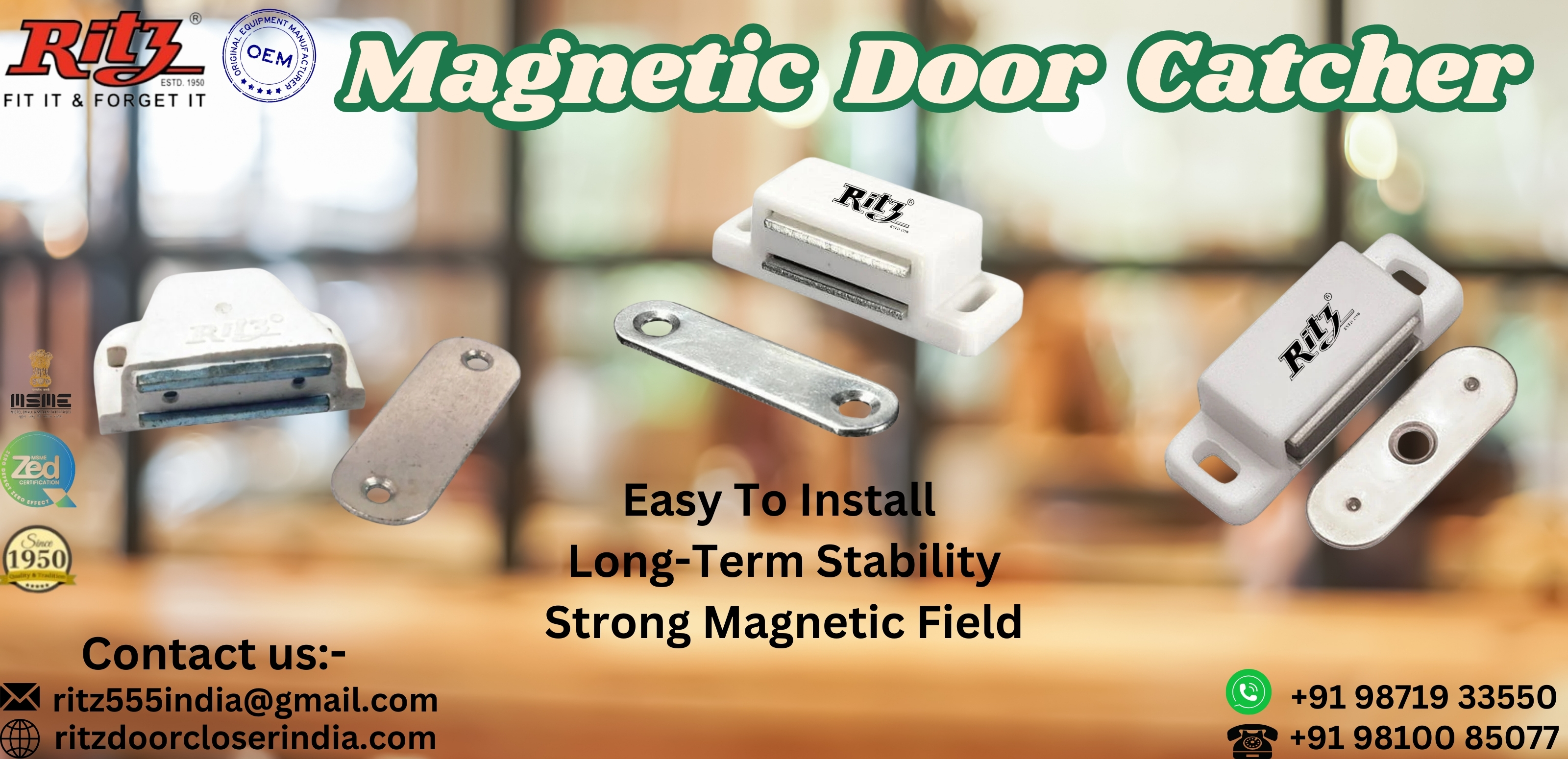 Magnetic Door Catcher